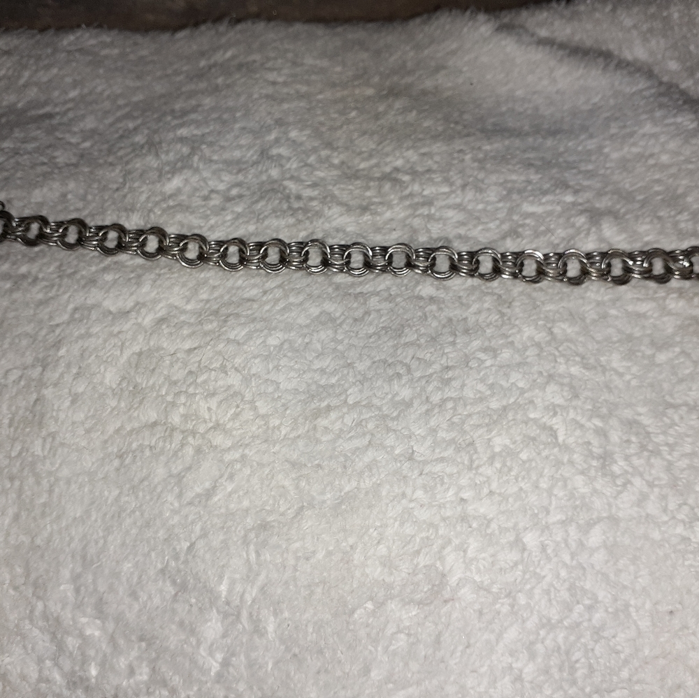 Sterling charm bracelet